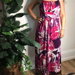 Bisou Bisou maxi floral dress